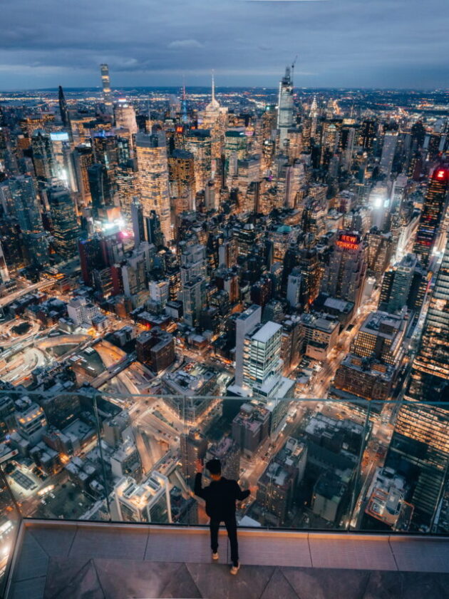 Catch breathtaking panoramic views from Edge at Hudson Yards, the highest outdoor observation deck in the Western Hemisphere.